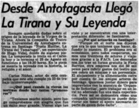 Desde Antofagasta llegó La Tirana y su leyenda [entrevistas]