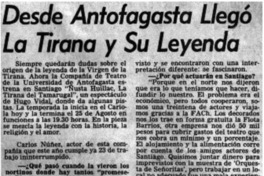 Desde Antofagasta llegó La Tirana y su leyenda [entrevistas]
