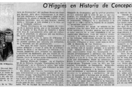 O'Higgins en historia de Concepción