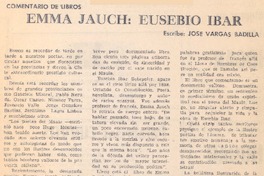 Emma Jauch: Eusebio Ibar
