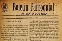 Boletin Parroquial de Santo Domingo.