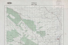 Yungay 3700 - 7200 [material cartográfico] : Instituto Geográfico Militar de Chile.