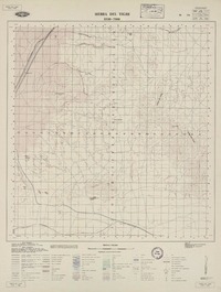 Sierra del Tigre 2330 - 7000 [material cartográfico] : Instituto Geográfico Militar de Chile.