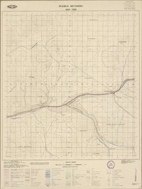 Pueblo Hundido 2615 - 7000 [material cartográfico] : Instituto Geográfico Militar de Chile.