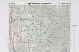 San Francisco de Mostazal 3345 - 0130 [material cartográfico] : Instituto Geográfico Militar de Chile.