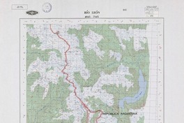 Río León 4045 - 7145 [material cartográfico] : Instituto Geográfico Militar de Chile.