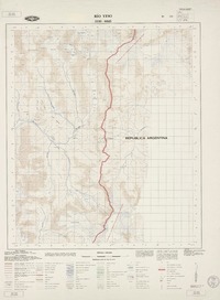 Río Yeso 3330 - 6945 [material cartográfico] : Instituto Geográfico Militar de Chile.