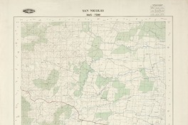 San Nicolás 3615 - 7200 [material cartográfico] : Instituto Geográfico Militar de Chile.