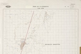 Paso de Guaitiquina 2330 - 6700 [material cartográfico] : Instituto Geográfico Militar de Chile.