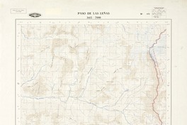 Paso de Las Leñas 3415 - 7000 [material cartográfico] : Instituto Geográfico Militar de Chile.