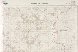 Río de Las Tres Quebradas 2915 - 6955 [material cartográfico] : Instituto Geográfico Militar de Chile.