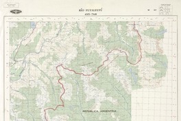 Río Futaleufú 4315 - 7140 [material cartográfico] : Instituto Geográfico Militar de Chile.