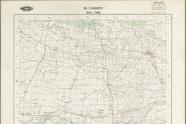 El Carmen 3645 - 7200 [material cartográfico] : Instituto Geográfico Militar de Chile.