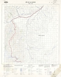 Río de Las Nieves 4645 - 7140 [material cartográfico] : Instituto Geográfico Militar de Chile.