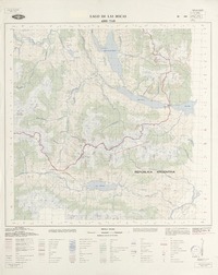 Lago de Las Rocas 4200 - 7140 [material cartográfico] : Instituto Geográfico Militar de Chile.