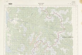 Hueinahue (40°15'-71°45')  [material cartográfico] Instituto Geográfico Militar de Chile.