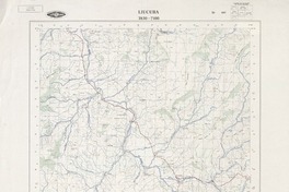 Liucura 3830 - 7100 [material cartográfico] : Instituto Geográfico Militar de Chile.