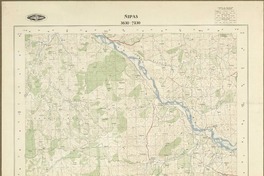 Ñipas 3630 - 7230 [material cartográfico] : Instituto Geográfico Militar de Chile.