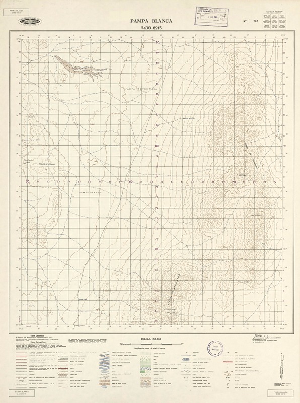 Pampa Blanca 2430 - 6915 [material cartográfico] : Instituto Geográfico Militar de Chile.