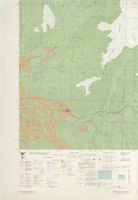 Manzanar 382230 - 713730 [material cartográfico] : Instituto Geográfico Militar de Chile.