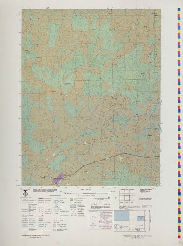 Teodoro Schmidt 385230- 730000 [material cartográfico] : Instituto Geográfico Militar de Chile.