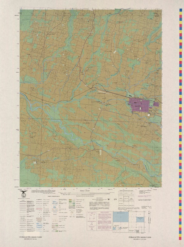 Curacautín 382230- 715230 [material cartográfico] : Instituto Geográfico Militar de Chile.