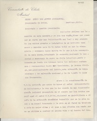 [Carta] 1934 mar. 28, Madrid, [España] [a] Arturo Alessandri, Santiago, Chile