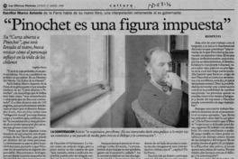 "Pinochet es una figura impuesta"  [artículo] Angélica Rivera.