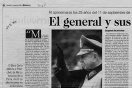 El general y sus escritores  [artículo] Andrés Lagos.