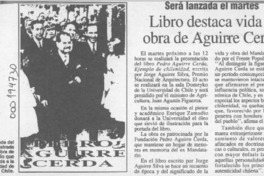 Libro destaca vida de Pedro Aguirre Cerda  [artículo].