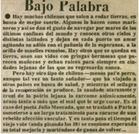 Tenso diálogo del Presidente Allende con los pobladores en "Lo Hermida" dijeron a Allende : "corte la lata".
