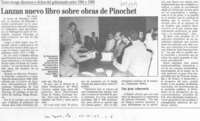 Lanzan nuevo libro sobre obras de Pinochet.
