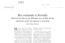 Recordando a Neruda