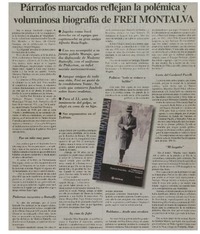 Párrafos marcados reflejan la polémica y voluminosa biografía de Frei Montalva.