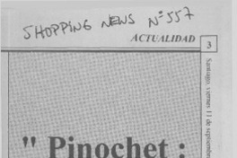 "Pinochet, balance de una misión"  [artículo]