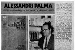 Siete ensayos para Arturo Alessandri Palma.