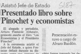 Presentado libro sobre Pinochet y economistas