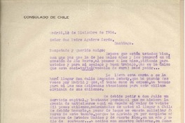 [Carta] 1934 dic. 10, Madrid, [España] [al] Señor Don Pedro Aguirre Cerda, Santiago, [Chile]