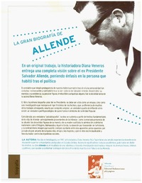 La gran biografía de Allende.
