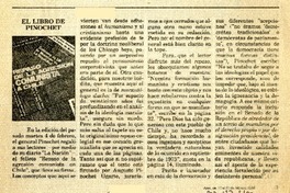 El libro de Pinochet  [artículo].