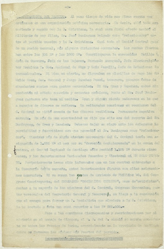 [Carta] 1964 noviembre 26, Santiago, Chile [a] [Eduardo Frei Montalva]  [manuscrito] Matilde Ladrón de Guevara.