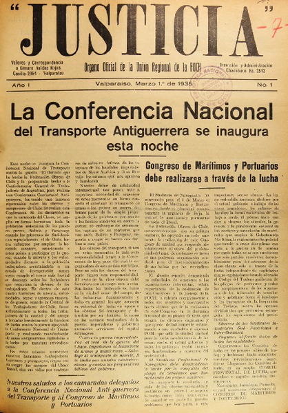 Justicia (Valparaíso, Chile : 1935)